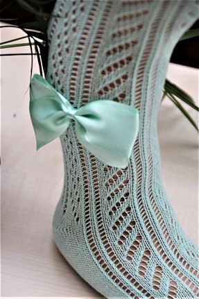 جوراب فیروزه ای بچه گانه %100 پنبه BEBEĞİME ÇORAP - کد 123428282