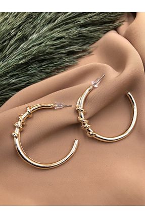 گوشواره جواهر طلائی فلزی Ervalina - کد 123792871
