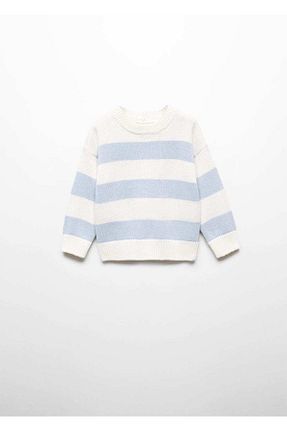 پلیور آبی بچه گانه رگولار MANGO Baby - کد 791396620