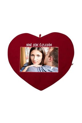 روکش بالش قرمز مخمل m melisa hediyelik - کد 838244479