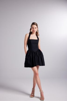 لباس مشکی زنانه بافتنی پلی استر رگولار اداری کد 830638134
