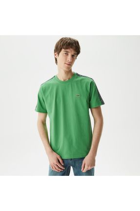 تی شرت سبز مردانه ریلکس یقه گرد کد 749194523