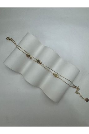 خلخال جواهر بژ زنانه استیل (فولاد) CT STONES - کد 844055176