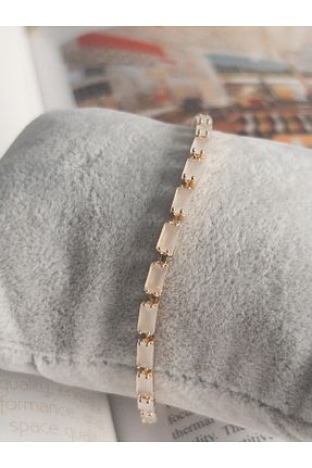 دستبند استیل (فولاد) طلائی زنانه استیل (فولاد) Siya Silver - کد 844102213