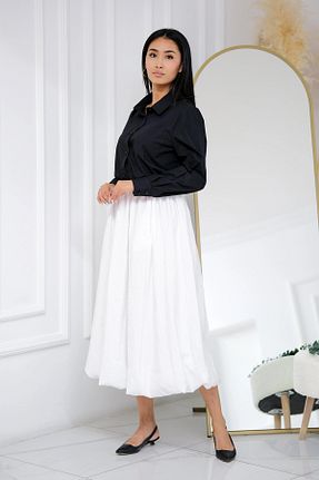 دامن نباتی زنانه ساده MASSİMO DONNA - کد 844104409