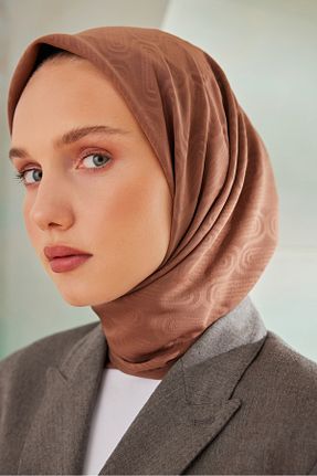 شال قهوه ای زنانه ویسکون Cardion - کد 844139931