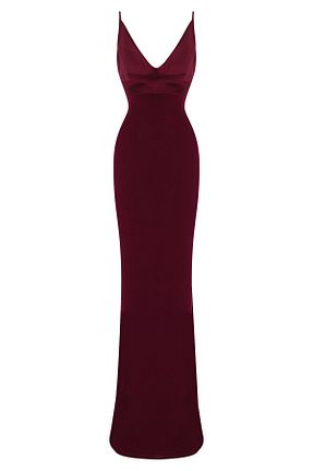 لباس زرشکی زنانه بافتنی Herfetch - کد 837930788