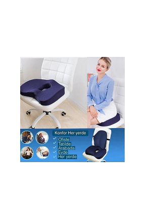 بالش آبی پنبه پلی استر PİLLOWART - کد 803528963