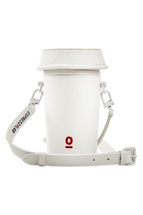 کیف دوشی سفید زنانه چرم مصنوعی Espressolab - کد 843479586