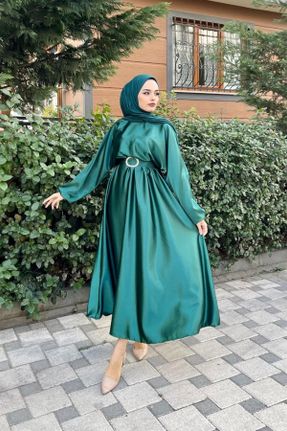 لباس مجلسی سبز زنانه رگولار کد 399934572