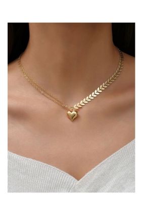 گردنبند جواهر طلائی زنانه پوشش لاکی کد 572050529