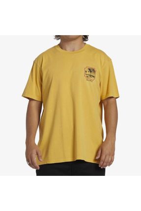 تی شرت زرد مردانه رگولار کد 818187477