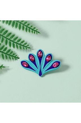 گردنبند جواهر فیروزه ای زنانه اکریلیک Müstesna - کد 134138101