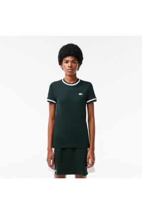 تی شرت سبز زنانه رگولار یقه گرد کد 837994814