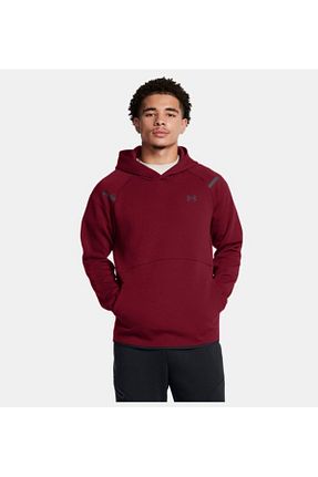 سوئیشرت اسپرت زرشکی مردانه رگولار Under Armour - کد 844202677