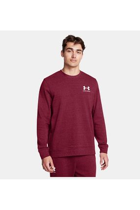 سوئیشرت اسپرت زرشکی مردانه رگولار Under Armour - کد 844203063