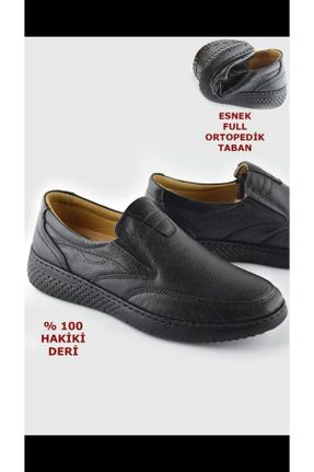 کفش کلاسیک مشکی مردانه چرم طبیعی پاشنه کوتاه ( 4 - 1 cm ) پاشنه ساده کد 806351407
