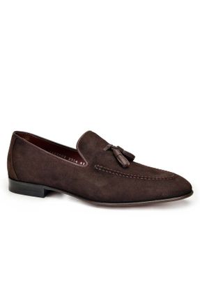 کفش کلاسیک قهوه ای مردانه پاشنه کوتاه ( 4 - 1 cm ) پاشنه ساده کد 448184806