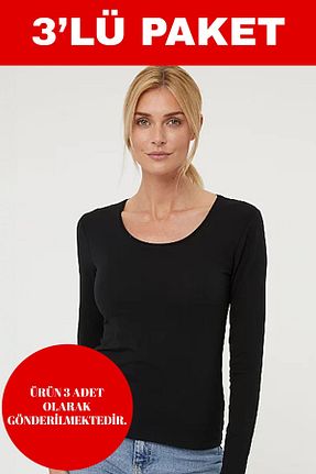 پلیور مشکی زنانه ساده Pinkapple - کد 773826247