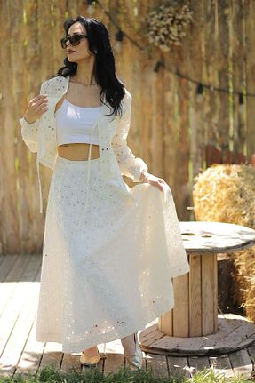 پیراهن نباتی زنانه اورسایز Gala Atelier - کد 844273471