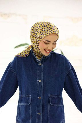 شال زرد زنانه پنبه ای Silk Home - کد 844270477