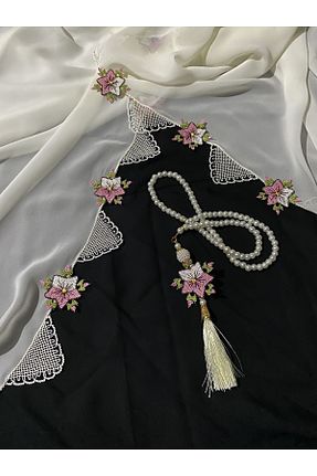 شال بژ زنانه شیفون DEVSER - کد 778455843