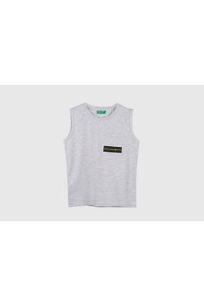 تیشرت طوسی بچه گانه رگولار Benetton - کد 844286823