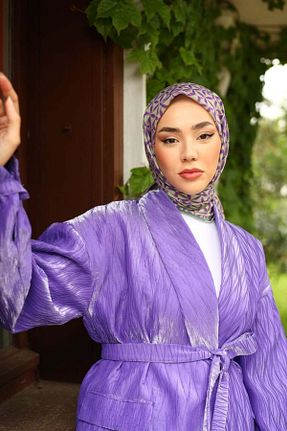 شال بنفش زنانه پنبه ای Silk Home - کد 844367049