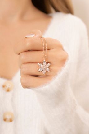 گردنبند نقره سفید زنانه 925 عیار Armes Silver - کد 411561182