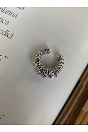 گوشواره غضروفی جواهر زنانه روکش طلا Pinery Jewels - کد 844293921