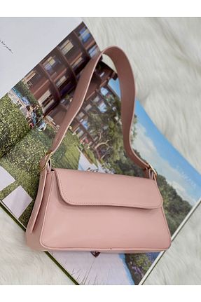 کیف دوشی صورتی زنانه چرم مصنوعی KIRASE - کد 823549710