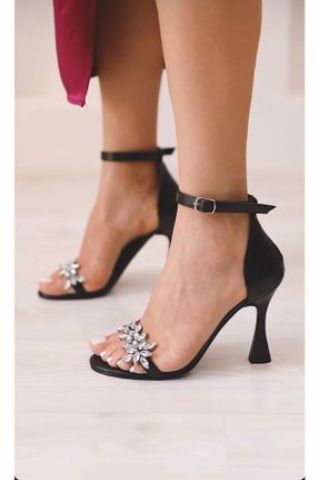 کفش پاشنه بلند کلاسیک مشکی زنانه چرم پاشنه نازک پاشنه متوسط ( 5 - 9 cm ) کد 221367634