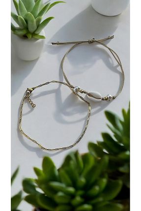خلخال جواهر طلائی زنانه منجق Amabel Jewelerys - کد 844313452