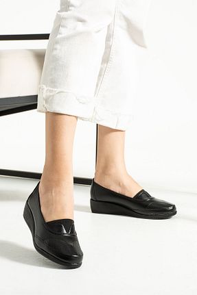 کفش کلاسیک مشکی زنانه پلی اورتان KAOF SHOES - کد 249780032