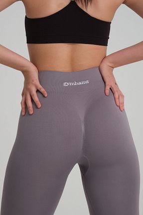 ساق شلواری اسپرت طوسی زنانه بافت gymhams - کد 817504572