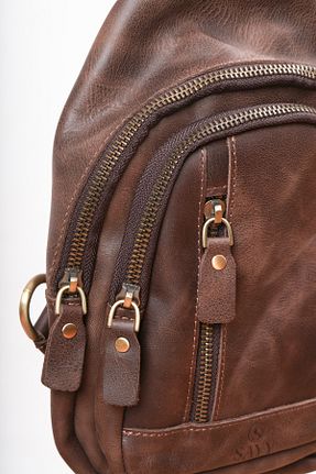 کیف دوشی قهوه ای زنانه چرم خالص Bakani Leather - کد 844447599