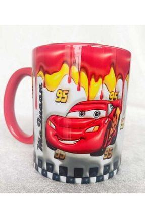لیوان آب قرمز پرسلن Mugs and love - کد 823239392