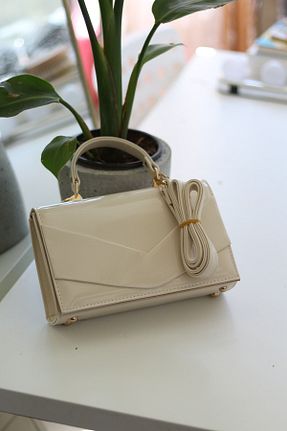 کیف دوشی بژ زنانه چرم مصنوعی Moom Bag - کد 827307060