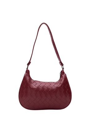 کیف دوشی زرشکی زنانه چرم مصنوعی Moda Nesya - کد 844219961