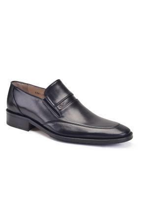 کفش کلاسیک مشکی مردانه پاشنه کوتاه ( 4 - 1 cm ) پاشنه ساده کد 340654104