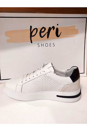 کفش اسنیکر مشکی مردانه بند دار PERİDA - کد 753789687