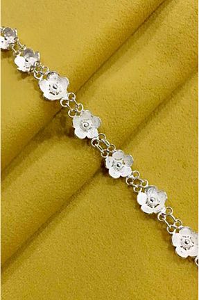 دستبند نقره سفید زنانه 925 عیار MİR GÜMÜŞ - کد 844372598