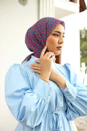 شال آبی زنانه پنبه ای Silk Home - کد 844288503