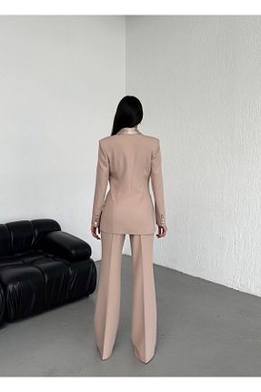 ست بالاتنه و پائین تنه قهوه ای زنانه بافتنی Vuntal BUTİK - کد 812679220