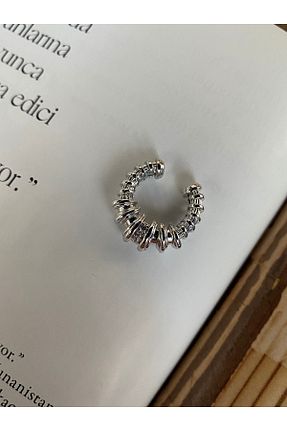 گوشواره غضروفی جواهر زنانه روکش طلا Pinery Jewels - کد 844293921