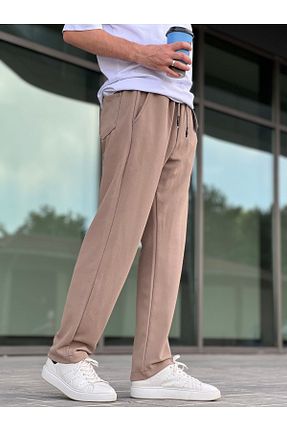 شلوار قهوه ای مردانه پارچه ElitWear - کد 839601907