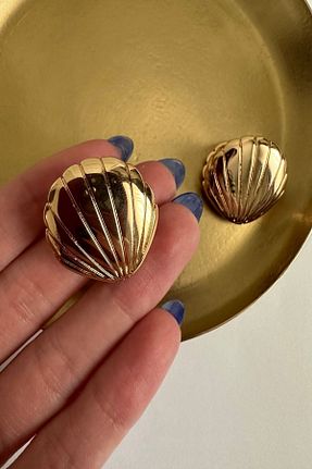 گوشواره جواهر طلائی روکش طلا ringbox - کد 736099376