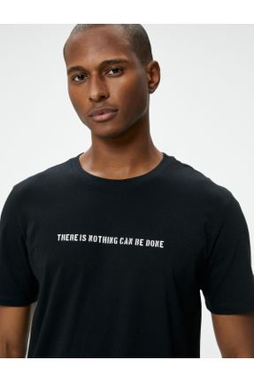 تی شرت صورتی مردانه Fitted یقه گرد تکی کد 822127710