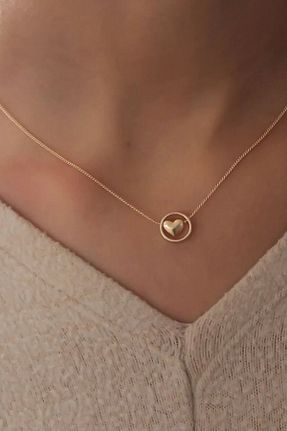 گردنبند جواهر طلائی زنانه روکش طلا ARASKO - کد 844395275