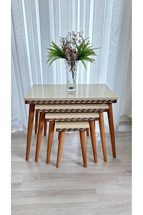 میز عسلی بژ MDF Dekor - کد 844410735